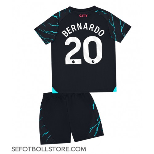 Manchester City Bernardo Silva #20 Replika babykläder Tredjeställ Barn 2023-24 Kortärmad (+ korta byxor)
